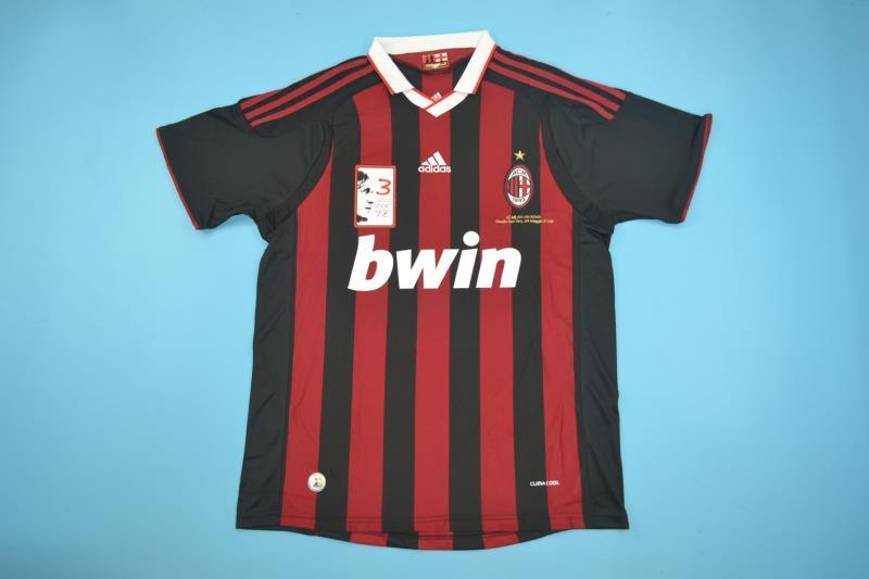 AAA Quality AC Milan 09/10 Home Maldini Retired Jersey